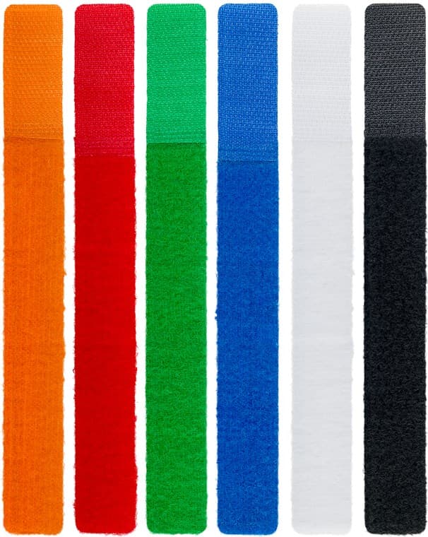 Passe-câbles Goobay Velcro - lot de 6 pour organiser et fixer