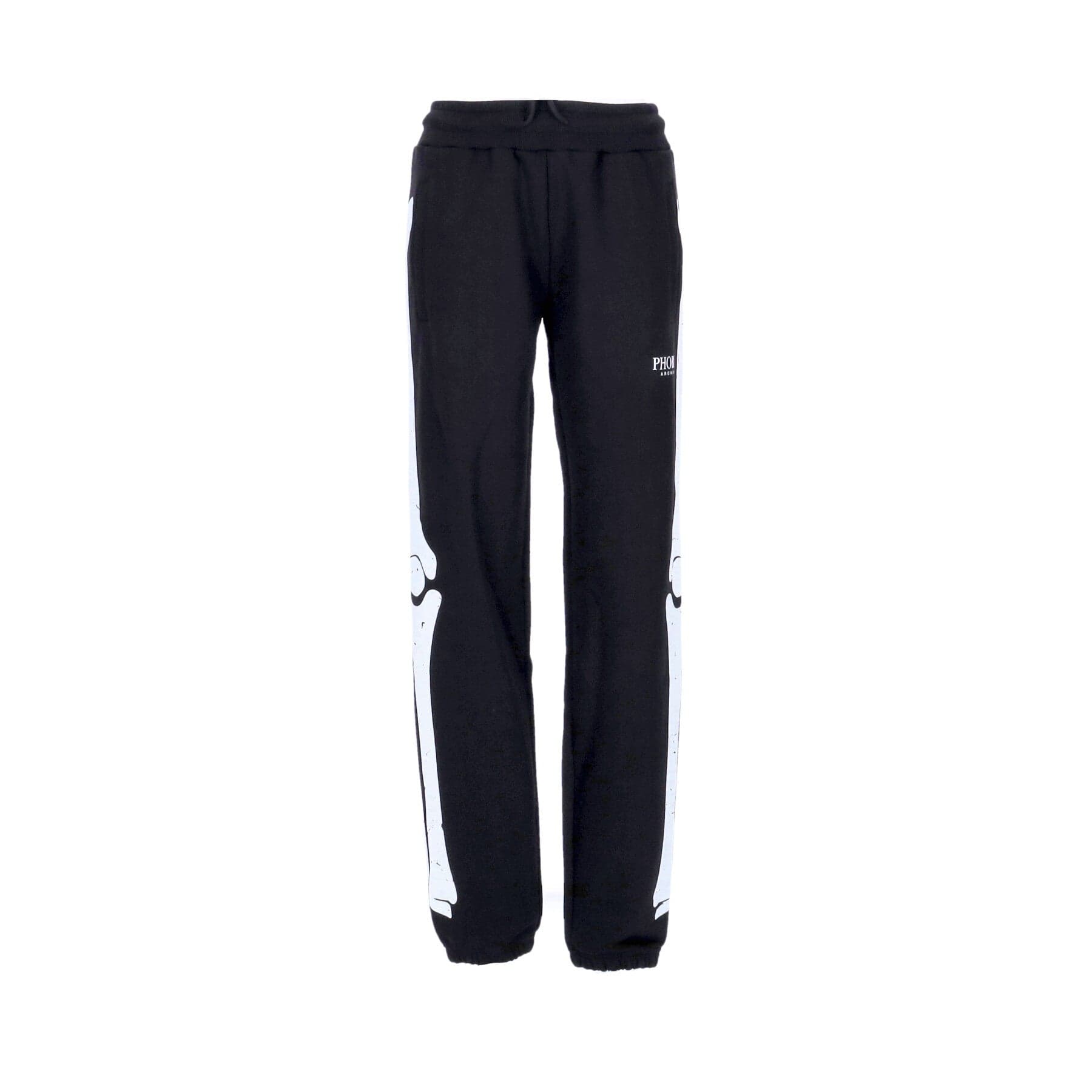 Pantalon De Survetement Leger Homme Pantalon Imprime Squelette Noir/blanc