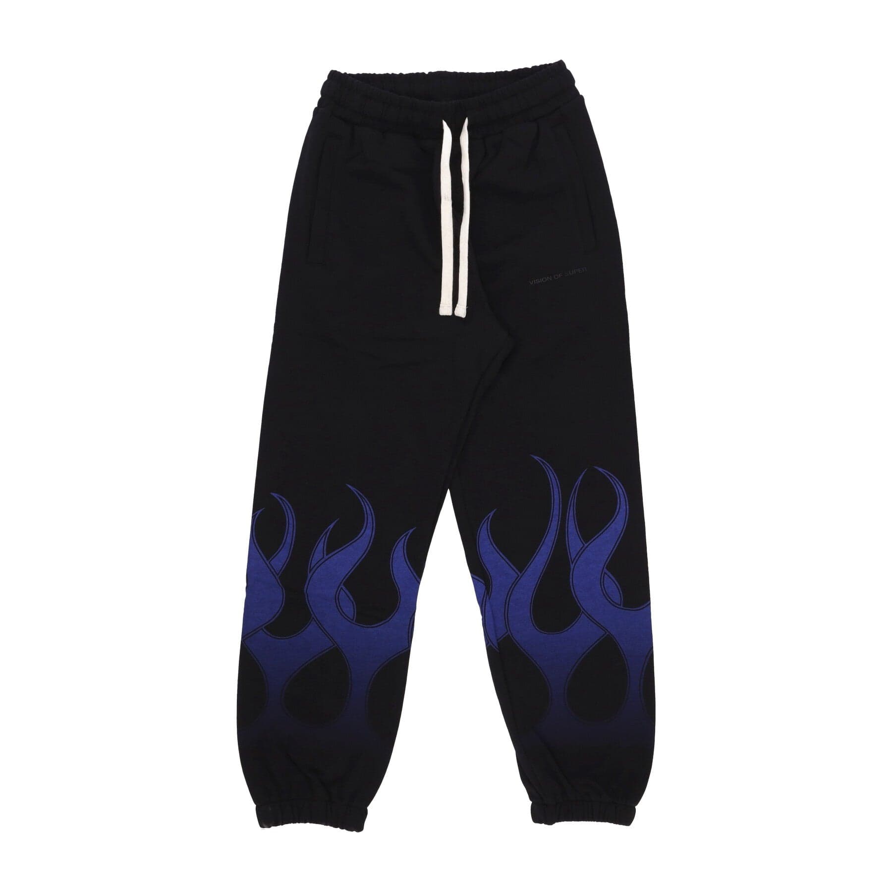 Pantalon de survetement leger pour hommes Pantalon Flames Noir/bleu